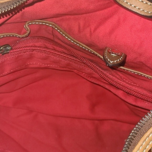 EUC Dooney & Bourke Brown Snakeskin Style Shoulder Bag handbag purse - Picture 9 of 15